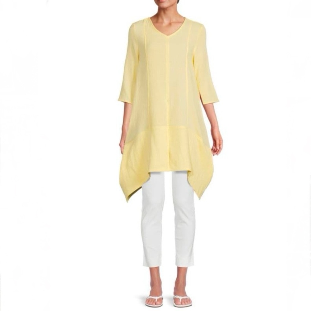 Patrizia Luca split front tunic